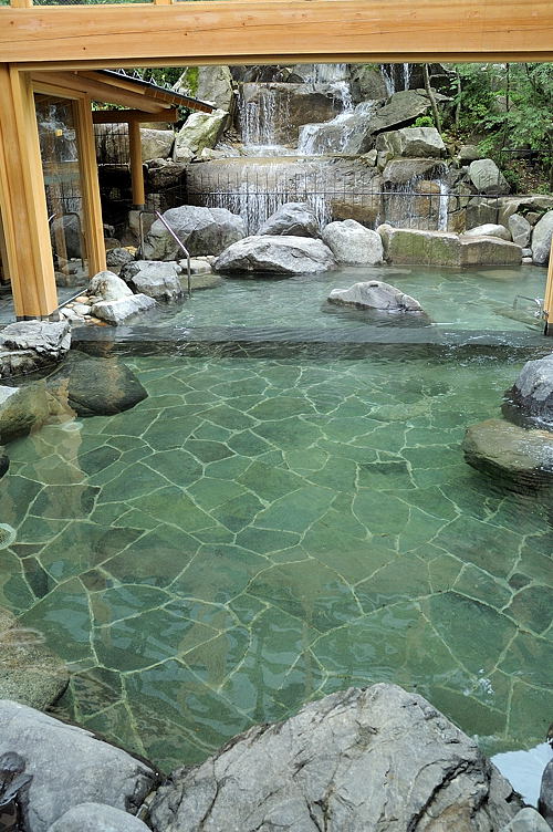 KINOSAKI ONSEN hot spring Goyono-yu open-air bath