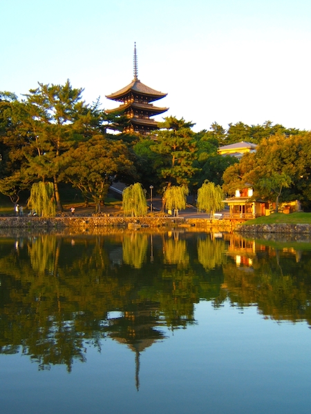 Five-Storey Pagoda from Sarusawa-ike
