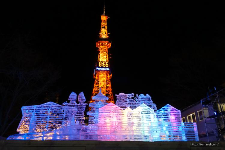 Sapporo Snow Festival and Sapporo TV Tower